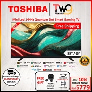[FREE SHIPPING+GIFT] Toshiba Mini LED 4K 144Hz Quantum Dot Smart Gaming TV - 55Z870MP (55") / 65Z870