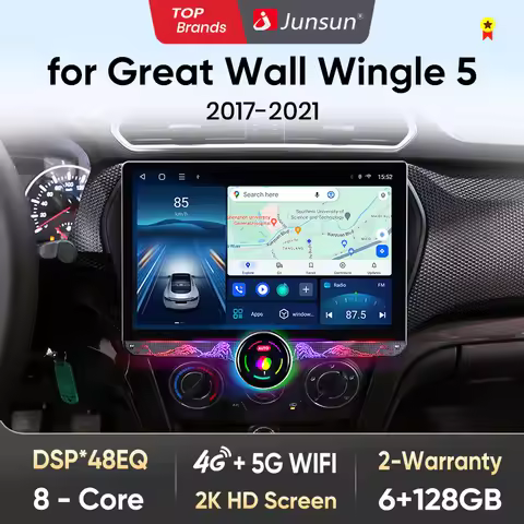 Junsun AI Wireless CarPlay Android Auto Car Radio For Great Wall Wingle 5 2017 2018 2019 -2021 4G GP