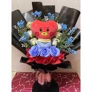 BTS BT21 Flower Boquet Cooky/Chimmy/RJ/Koya/Tata (Paper Random)