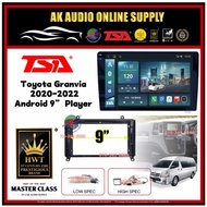 🆕1K Screen 2+32GB 4G 8-CORE🆕TSA Toyota Granvia 2020 - 2022 Android 9'' inch CarPlay/DSP/BLU-RAY Car 