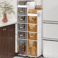 Bathroom Gap Storage Cabinet Bathroom Kitchen Plastic Gap Cabinet Side Cabinet Drawer Toilet Narrow 