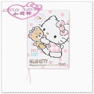 小花花日本精品♥ Hello Kitty 年曆本 2017日誌本/行事曆本 年曆手冊B6 格紋小熊 62013109