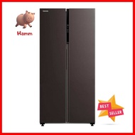 ตู้เย็น SIDE BY SIDE TOSHIBA GR-RS600WI-PMT(37) 16.2 คิว SATIN GREY อินเวอร์เตอร์SIDE-BY-SIDE REFRIGERATOR TOSHIBA GR-RS600WI-PMT(37) 16.2CU.FT SATIN GREY INVERTER **หมดแล้วหมดเลย**