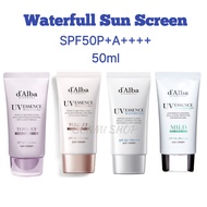[d'Alba] Waterfull Sun Screen 50ml (4TYPE) Essence Sun Cream / Mild Sun Cream / Tone-Up Sun Cream (P