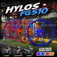 HYLOS FG510 Forged Cnc Sport Rim 160/160-17 LC135 5S LC V8 FI Y15 Y16 125ZR HP510 Hub Custom Cnc