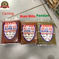 Super ONE 8888 Dedak Ikan Cacing Ikan Bilis Pandan Buah Ara Roti Special