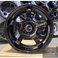 Advan GT [Gloss Black & Hyper Black] Sport Rim 16x7JJ ET40 (4x100)