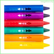 RAN 6 Color Washable Bath Crayon Pen For Kids Colorful Crayon with Pen Holder for Toddler Art Drawin