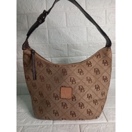 Inspired Dooney and Bourke Canvas Shoulder Bag