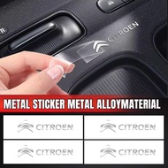 10pcs Car Badge Emblem Stickers Car Side Fender Window Body Audio sticker For Citroen C1 C2 C3 C4 C5