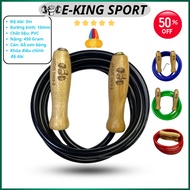 E-King Sport Fitness Jumping Rope Heavy Jumping Rope 450GR PVC 10mm Muay Boxing Rope Supports Improv