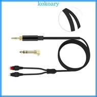 KOK Durability Nylon Braided 3 5mm Audios Cable with 6 35mm Adapter For HD580 HD600 HD650 HD660 HD66