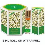 Attar Full JASMINE Attar Roll-on Concentrated Perfume Attar Free From Alcohol(8ml)