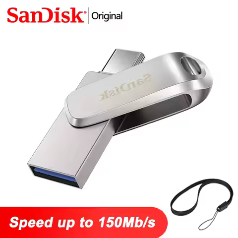SanDisk USB Stick Type C OTG Flash Memory USB Pendrive 64GB Usb Flash Drive 32GB U 128GB Usb 256GB 5