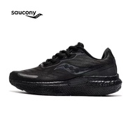 saucony triumph victory 19 shock absorption men's and women's professional running shoes full black size 36-45