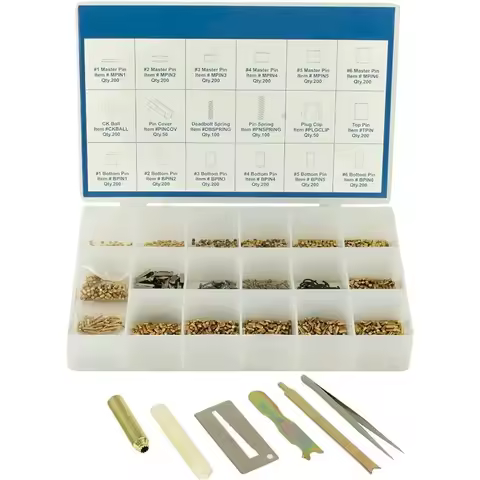 High quality.Premium Keyway Rekey KitKwikset Compatible 200 Pins Commercial Grade Locksmith Professi