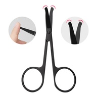 (BOW) Mini Ergonomic Nose Hair Scissors with Blunt Tip, Practical and Safe