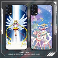 GK-89 Sailor Moon Glass Casing for OPPO Reno 3 5 6Z 4 6 A91 F15 5G