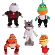 The Bad Guys Cartoon Doll Movie Theme Plush Toy Wolf Shark Spider Snake Mr.Wolf Animal Shaped Orname