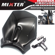 Motorcycle Parts Sports Touring Windshield WindScreen Visor Viser Deflector Fits For HONDA CB650R NE