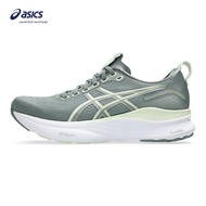 ASICS Women GEL-KAYANO 32 Running Shoes in Monument Blue/Whisper Green