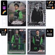 F1 Topps Chrome Card (F1-75) - Gabriel Bortoleto, Nico Hulkenberg & Zhou Guanyu (Kick F1) Board Game