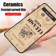 OPPO A95 Matte Tempered Glass Soft Ceramic Film for OPPO A94 A54 A74 A92 A52 A72 A93 A73 A53 A15 A15s A16 A16s A16k A55 5G Full Glue Explosion Proof Screen Protector