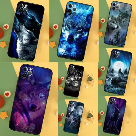 Animal Wolf Galaxy Case For Honor Magic 5 6 7 8 Pro Honor Win RT X9d X9c X9b X9a X8c X8b 50 70 90 40
