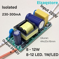 LED Driver Isolated AC to DC 8W - 12W Series 8-12 LED HPL 230-300mA
