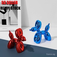 [SG Seller] 🌷【Full House】Home Decor Balloon Dog Figurines For Interior Nordic Modern Resin Animal Figurine Sculpture Sta