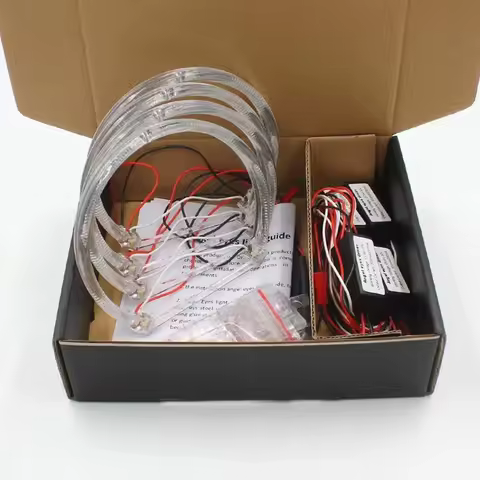 4pcs angel eyes E46 eye light LED Angel Eyes Ring for BMW E38 E36 E39 E46 Projector Canbus SMD Car L