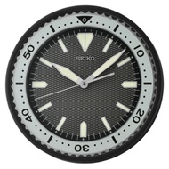[𝐏𝐎𝐖𝐄𝐑𝐌𝐀𝐓𝐈𝐂] Seiko QXA791T QXA791 Black Dial Round Wall Clock