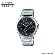 นาฬิกาข้อมือ Casio Standard Men สายแสตนเลส MTP-V300D Series MTP-V300D-1A | MTP-V300D-1A2 | MTP-V300D