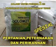 COD- KAPUR DOLOMIT- PUPUK PERTANIAN - Dolomit Super Premium - kapur dolomit 2 KG