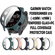 GARMIN Forerunner 570 Tempered Glass Casing Garmin Watch Forerunner 570 47MM Cover Forerunner 570 42