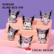 [SG Ready Stock] Sanrio Kuromi Mystery Pin Badge Blind Box Mystery