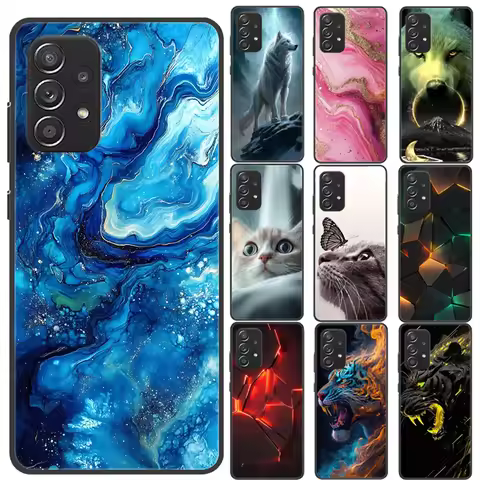 For Samsung A52s 5G Case A52 s Cool Printing Soft Silicone Phone Cover for Samsung Galaxy A53 A52 A5