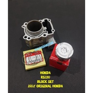 100% ORIGINAL HONDA RS150 V1 V2 RSX RSX150 RS150R CYLINDER BLOCK SET K56 RS 150 BLOK 12100-K56-N00 C
