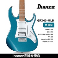 Ibanez  依班娜电吉他GRX40 GRG170DX QA初学者入门男女生吉他套装 GRX40-MLB 金属蓝