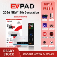 Original EVPAD 12P Android Box 2026 Latest Model Ready Stock