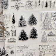 G28 ️ 08330 Christmas Tree Series Crystal Seal Transparent