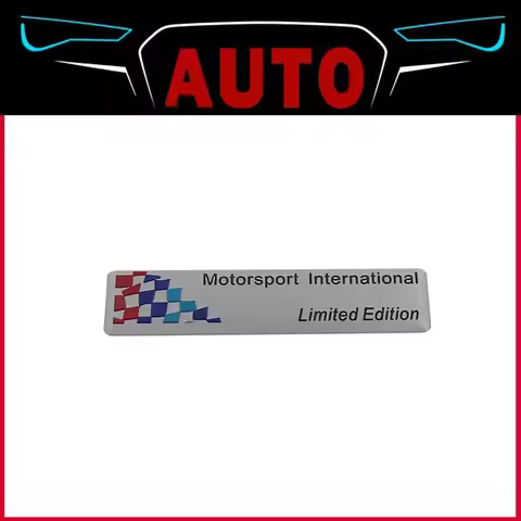 Badge Sticker For A3 A4 A5 A6 Q3 Q5 M1 M2 M3 M4 M5 M6 car Fender trunk Decal Emblem 3D Motorsport In