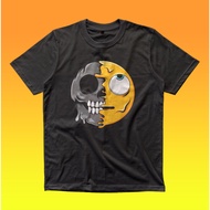 Aesthetics Emoji Zombie Men's T-shirt Fashion T-shirt Urban Emoji Zombie Oblong Boys Distro Printing