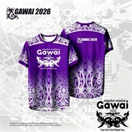 2026 Gawai Jersey Sarawak Borneo Jersey polyester breathable loose short sleeved suitable for family