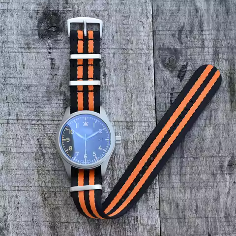 MZDTIMK Seatbelt Nylon Watch Strap 20mm 22mm Military Watchband For Rolex Seiko For Swatch Omega Moo