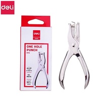 Deli Paper Punch No.E0114 Single Hole Drill Size 6 Mm. Write 8 Sheets/Time