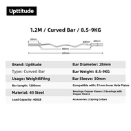 UPTTITUDE | Olympic Weightlifting Bar 1.8/2.2 Meters