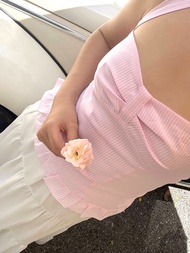 Benabaker Gemma Topมีหลายสี เสื้อคล้องคอเว้าอก มีหลายสี