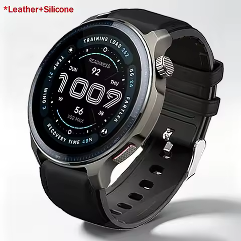 22mm Leather Silicone Strap For AMAZFIT BALANCE 3 2 BIP Max Cheetah Pro GTR 4 3Pro Bracelet Accessor