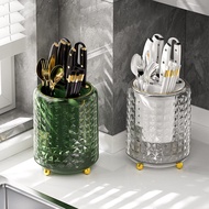 New Rotating 2 in 1 Utensil and Knife Holder Cutlery Holder Knife Organizer Utensil Organizer